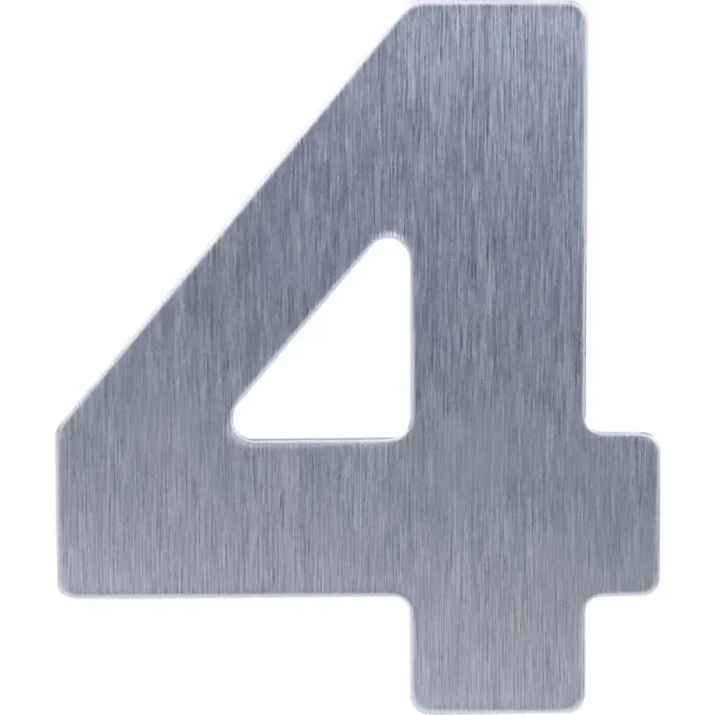 Numero-Residencial-N°4-Aco-Escovado-125cm-Kala