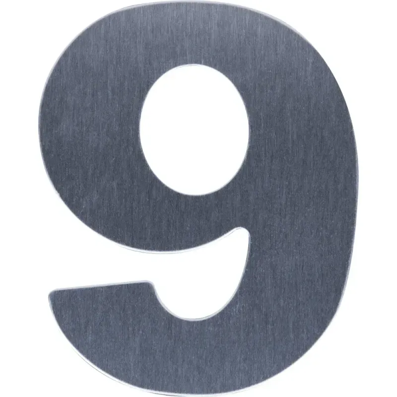 Numero-Residencial-N°9-Aco-Escovado-125cm-Kala