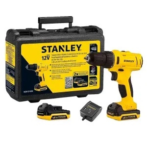Parafusadeira Furadeira de Impacto a Bateria 12V Biv Stanley