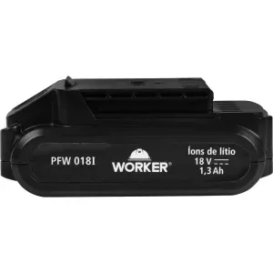 Bateria Íon de Lítio 18V 1,3 Ah Worker