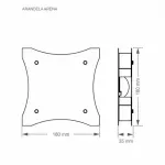 Luminaria-Arandela-Arena-10w-2700k-Branca-Taschibra