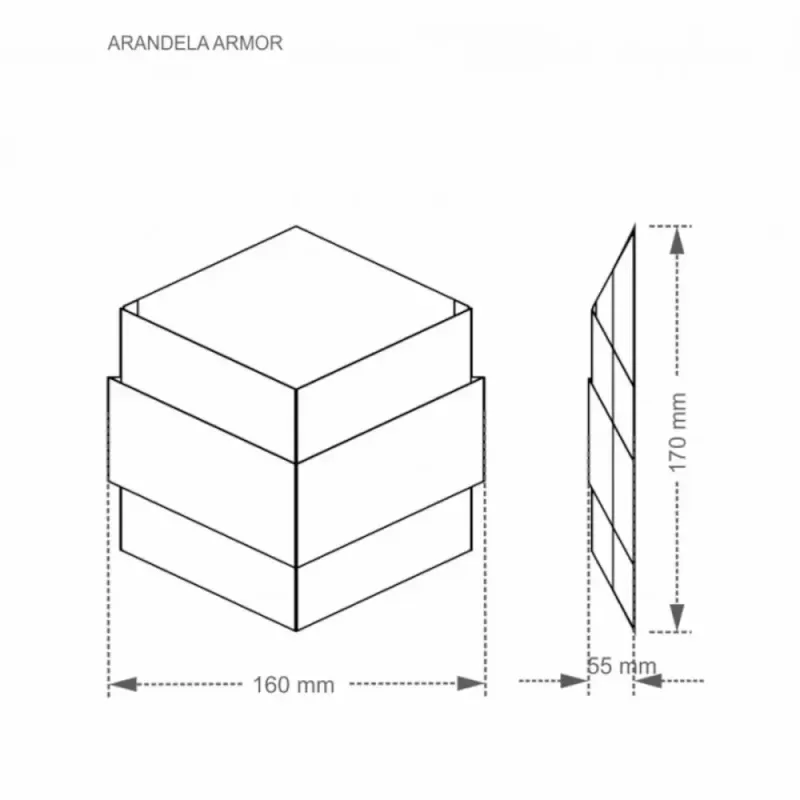 Luminaria-Arandela-Armor-G9-25w-Preta-Taschibra