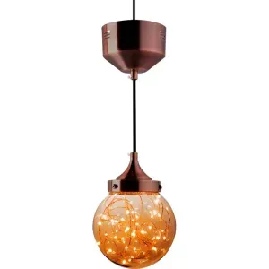 Luminária Pendente Ara Led 5w Âmbar Taschibra