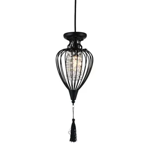 Pendente Brooklyn em Alumínio Preto e Cobre 1XE27 60W Biv Taschibra