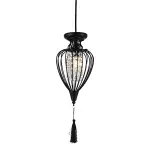 Pendente-Istambul-P-Preto-E27-300mm-40W-250V-Taschibra