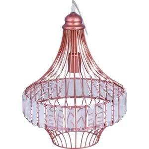 Pendente Princess Cobre E27 400mm 40W 250V Taschibra
