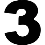 Numero-Residencial-N°3-Preto-185cm-Kala