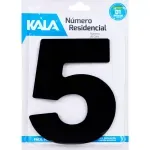 Numero-Residencial-N°5-Preto-185cm-Kala