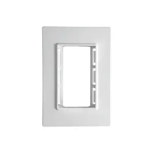 Placa 4x2+Suporte 3p Branco Vivaz Ilumi
