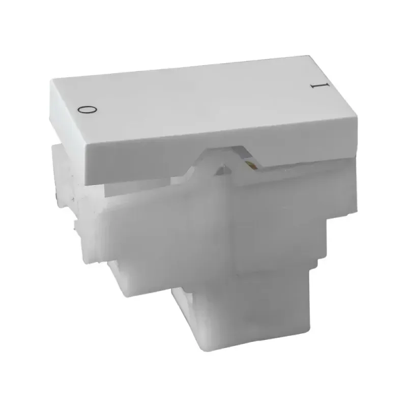 Modulo-Interruptor-1TP-10A-250V-Bipolar-Branco-Vivaz-Ilumi