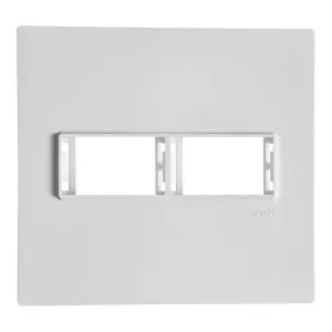 Placa 4x4 com Surte 1+1 Branco Vivaz Ilumi