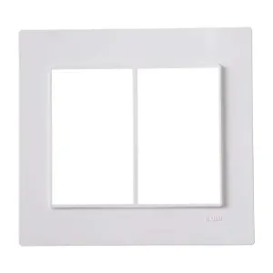 Placa 4x4 com Surte 3+3 Branco Vivaz Ilumi