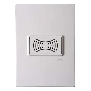 Campainha Eletrônica Automática Bivolt Branca Vivaz Ilumi
