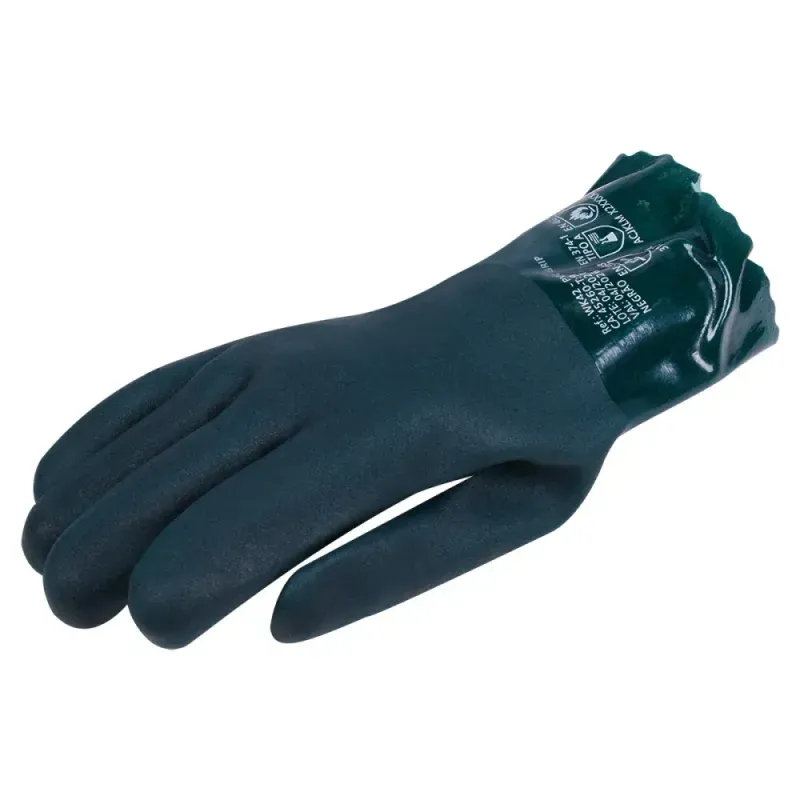 Luva-de-PVC-com-Forro-de-Poliester-25cm-G-Verde-Worker