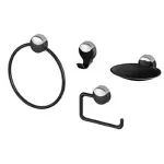 Kit-Banheiro-Lavello-4-Pecas-Preto-Crom