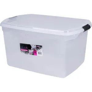 Caixa Organizadora de Plástico 68L Cristal Sanremo