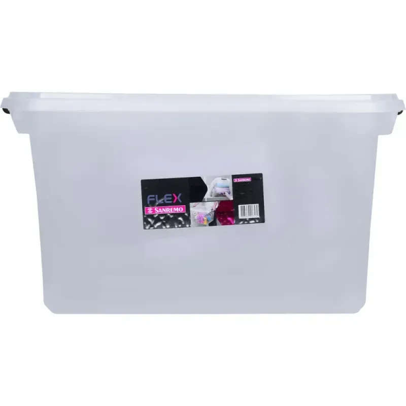 Caixa-Organizadora-de-Plastico-68L-Cristal-Sanremo