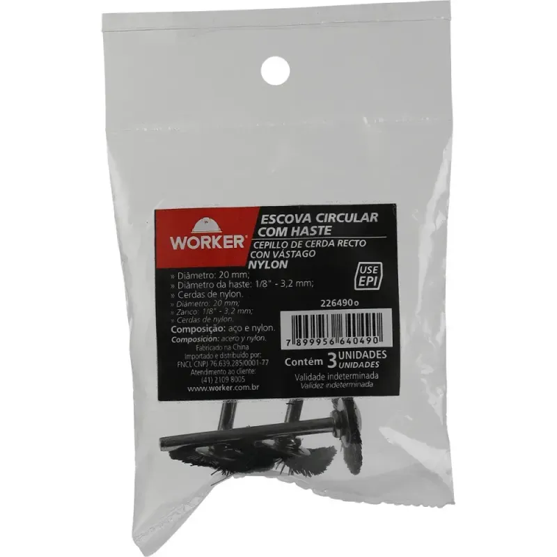 Escova-Circular-de-Nylon-20mm-com-Haste-1-8”-Worker-
