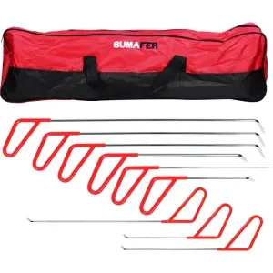 Kit de Hastes Martelinho de Ouro 9 Peças Bumafer