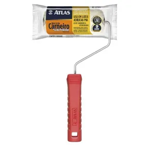 Rolo de Pintura Mista Lã Carneiro/Poliéster 9cmx12mm Atlas