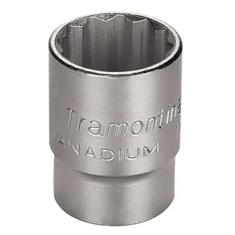 Soquete Estriado em Aço com Encaixe 3/4"- 1/2" Tramontina