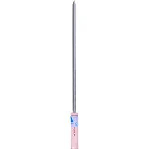 Espeto Simples de Chapa Galvanizada com Cabo de Madeira 55cm Kala