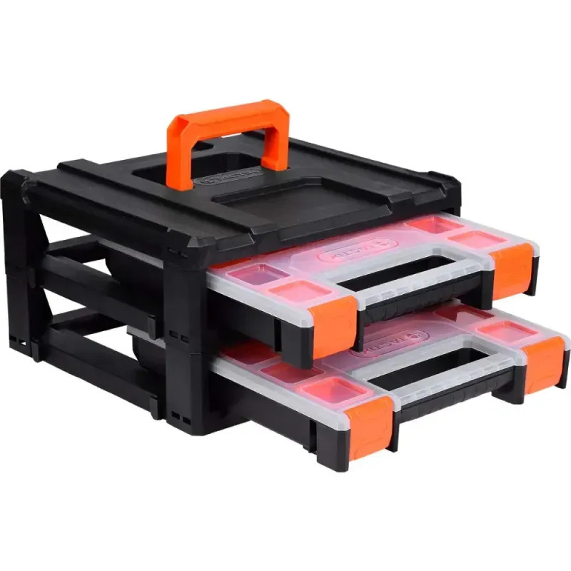 Caixa-Organizadora-Plastica-2-Gavetas-Tactix