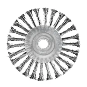 Escova Circular Trançada Inox 7 x 1/2 x 7/8 Abrasfer