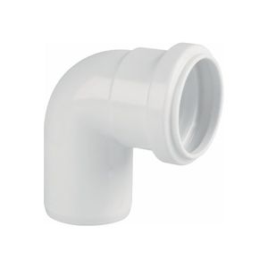 Joelho 90° SN para Esgoto em PVC Branco 75mm Plastubos