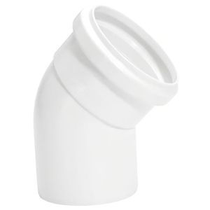 Joelho 45° SN para Esgoto em PVC Branco 50mm Plastubos