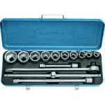 Jogo de Soquetes Sextavados 3/4" 14 Peças Gedore