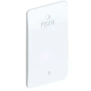 Tampa de Interruptor PVC 1" Cega Branca Inpol