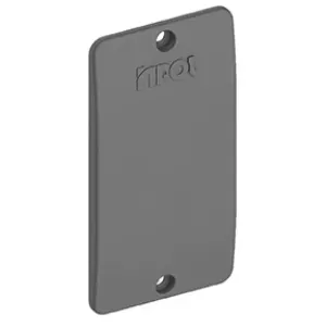 Tampa de Interruptor PVC 3/4" Cega Cinza Inpol