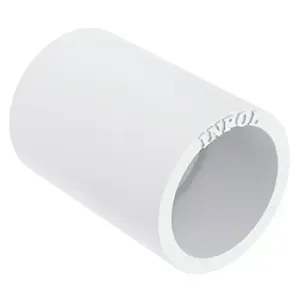 Luva Encaixe em PVC 3/4" Branca Inpol