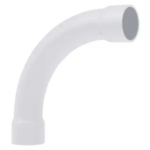 Curva 90° com Bolsa 1" PVC Branca Inpol