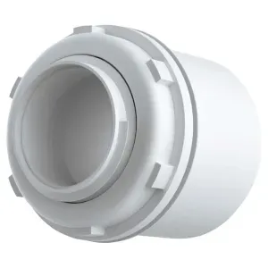 Conector Box 1" Reto PVC Branco Inpol