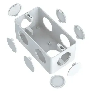 Caixa Condulete 1" com 7 Entradas PVC Branco Inpol