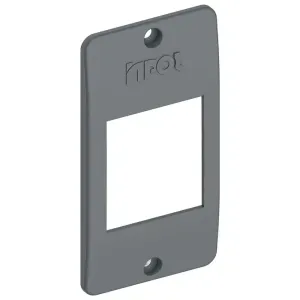 Tampa + Suporte PVC 2P 1" Cinza Inpol