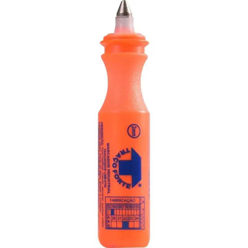 Marcador-Industriais-Ecologico Laranja-2mm-60ml-Baden