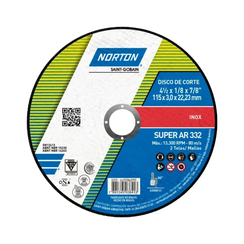 Disco-de-Corte-Super-Inox-Ar-332-115x30mm-Norton