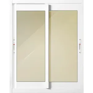 Janela Invicta de Alumínio BR 2 Folhas VR 100x80cm MetalFlex