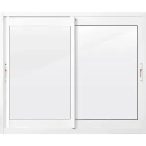 Janela Invicta de Alumínio BR 2 Folhas VL 100x120cm MetalFlex