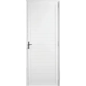 Porta Lambri Invicta em Alumínio BR Direita 210x80cm MetalFlex