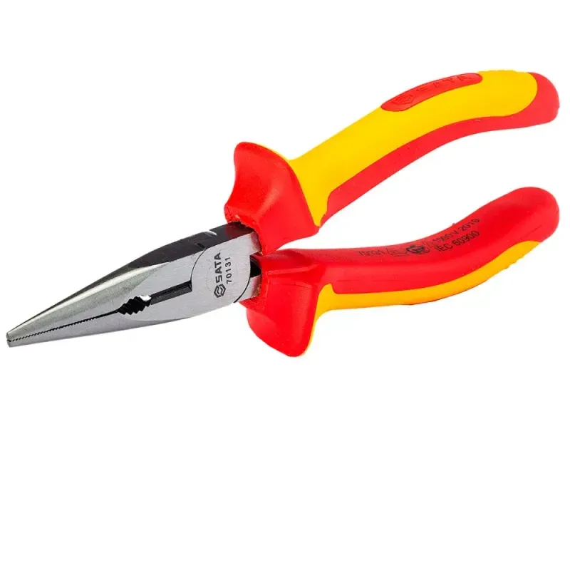 Alicate-Meia-Cana-Longo-Isolado VDE-6”-Sata