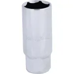 Soquete Sextavado para Velas em Cr-V Encaixe 1/2" 21mm Worker
