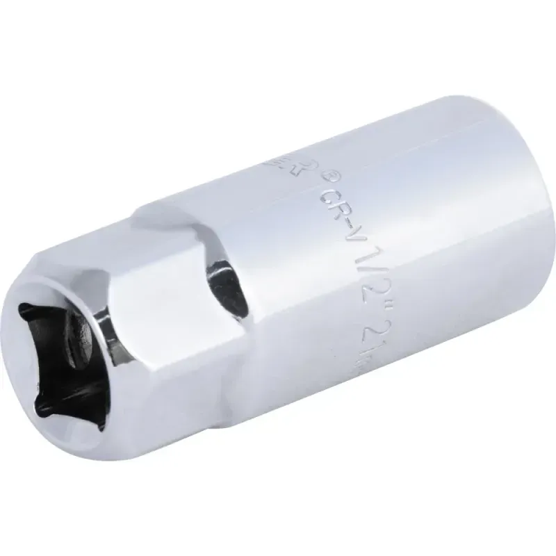 Soquete Sextavado para Velas em Cr-V Encaixe 1/2" 21mm Worker