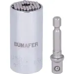 Soquete Universal Mágico em Cromo Vanádio 3/8" Bumafer
