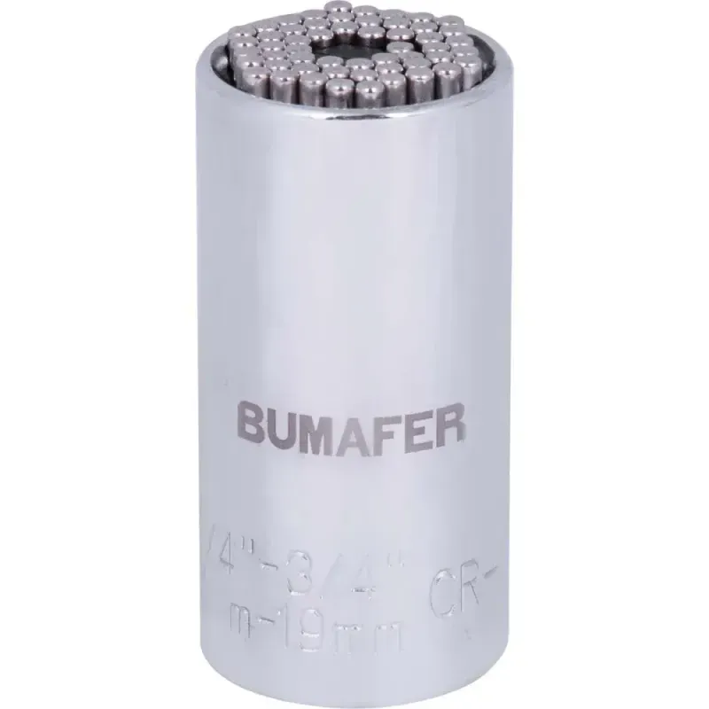 Soquete Universal Mágico em Cromo Vanádio 3/8" Bumafer