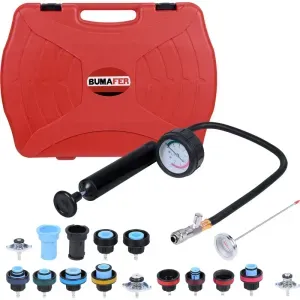 Kit Teste do Sistema de Arrefecimento de Automóveis Bumafer