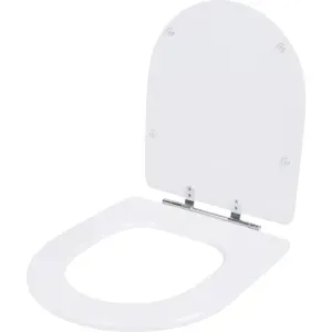 Assento Sanitário em MDF Laqueado Vogue Plus Branco Liege